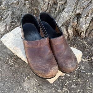 Dansko clogs leather